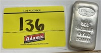 5 OUNCE, FINE SILVER, 999.0 BAR