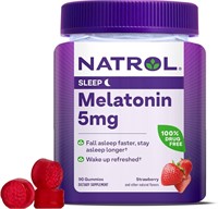 90Pcs Natrol Melatonin 5mg SLEEP Gummies
