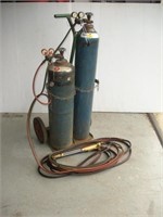 Cutting Torch-Tank-Gauges-Cart