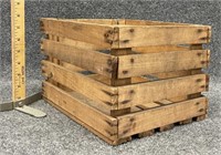 wooden slat crate