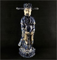 Antique Colossal Size! Chinese Blue and White Por