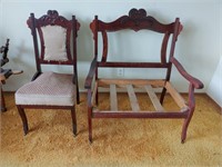I Require Love, Antique Love Seat & Chair
