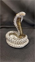 Herend, Cobra Black and gold, 3 ¾" x 3 ¼" x 4 ¼" H