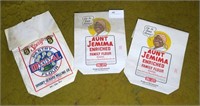 Lot: Vintage Aunt Jemima & Daisy Flour Bags,