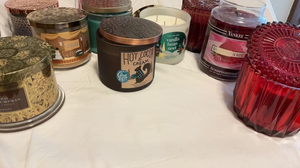 Bath BodyCandles, Yankee, Homeworx Candles