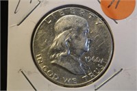 1960 Franklin Silver Half Dollar