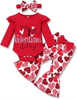 My 1st Valentines Day Romper Outfit