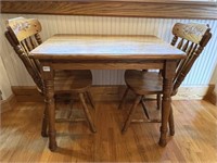 Solid Wood Kitchen Table & Chairs