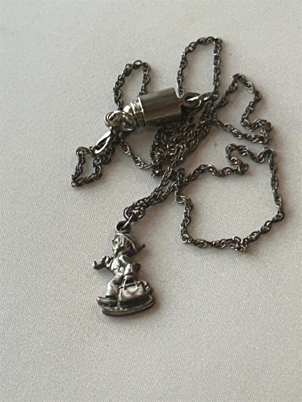 Sterling HUMMEL Club 1990 Pendant & Necklace