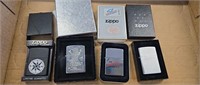 (4) Zippo Lighters in Boxes