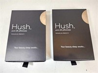 NEW Hush Pure 100% Mulberry Silk Pillowcase (x2)