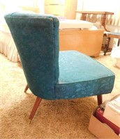 Mid-Century Chair, Turquoise