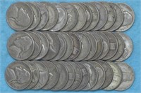 Roll of 35% Silver War Nickels