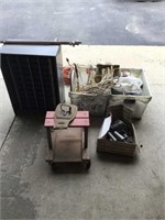 Heater, Traps, Boat  Anchors W/ropes etc