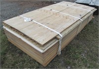 (26) Sheets of 4' x 8' plywood (1) is 3/4" and