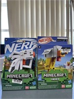 New 2 Pack Nerf Minecraft Dart Guns