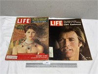 Vintage Life Magazines Clint Eastwood etc