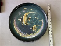 Vintage seascape plate