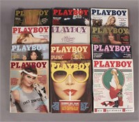 1982 -12 Issues Playboy Magazines