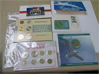 6 - Foreign coin Sets-Israel, Germany, Macau