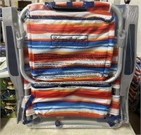SEALED TOMMY BAHAMA STRIPED BEACH CHAIR