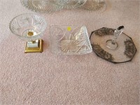 Pinwheel Crystal & Platter
