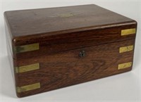 19TH C. ENGLISH TRAVEL BOX