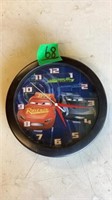 Cars Clock with Lighting McQueen and Jack Storm