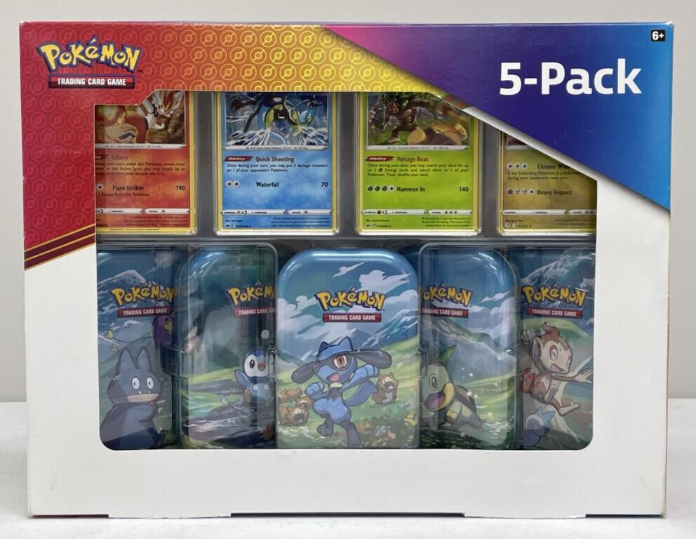 Pokémon Trading Card 5 - Pack Set In Box