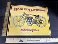 Harley Davidson Motorcycles Advertisement Poster