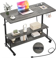 Height Adjustable Standing Desk With Power Outlets