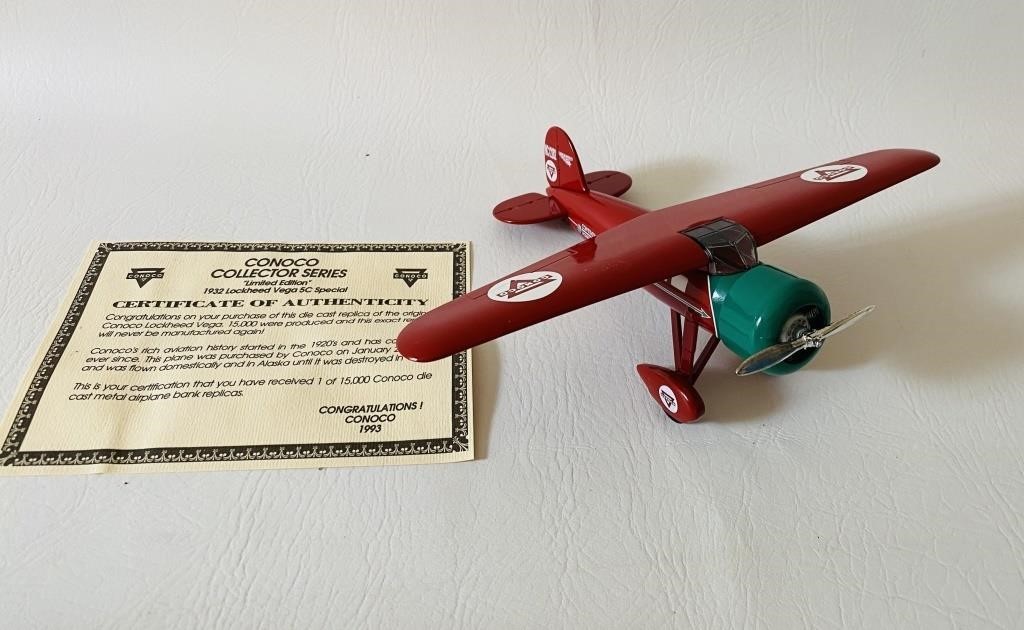 New Conoco Limited Edition 1932 Lockheed, Vega 5C