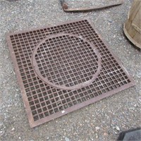 STEEL FLOOR GRATE 30 1/2" X 30 1/2"