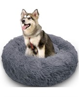 $71(47”)Soft Dog Bed - Deep Sleeping Luxury Shag