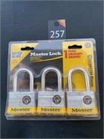 New Master Locks keyed alike