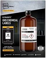 Sealed Avery UltraDuty GHS Chemical Labels