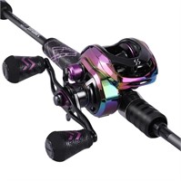 One Bass Fishing Rod and Reel Combo,...