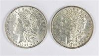 (2) 1896 MORGAN SILVER DOLLARS