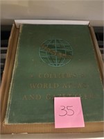 Vintage 1944 Collier's World ATLAS and Gazetteer