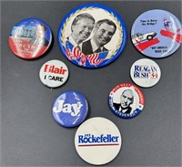 Vintage Presidential Button Pendants