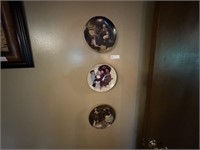 THREE NORMAN ROCKWELL PORCELAIN COLLECTOR'S