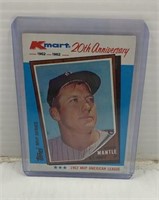 Mickey Mantle Topps Card rare