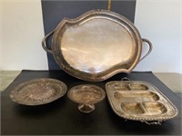 Mixed lot of Weighted Sterling & Silverplate