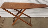 Primitive Childs Size Wood Ironing Board, 34" Long