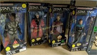 4 Star Trek Collector Series Action Figures