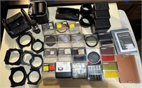 Container of Assorted Camera Filters