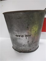New York Central Railroad Pail