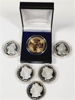 USA Copy Silver Coins: Morgans, Draped Bust