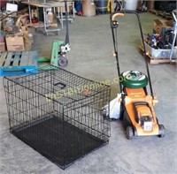 Electric Mower and Pet Cage