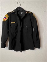 Vintage Houston Security Shirt w Patches